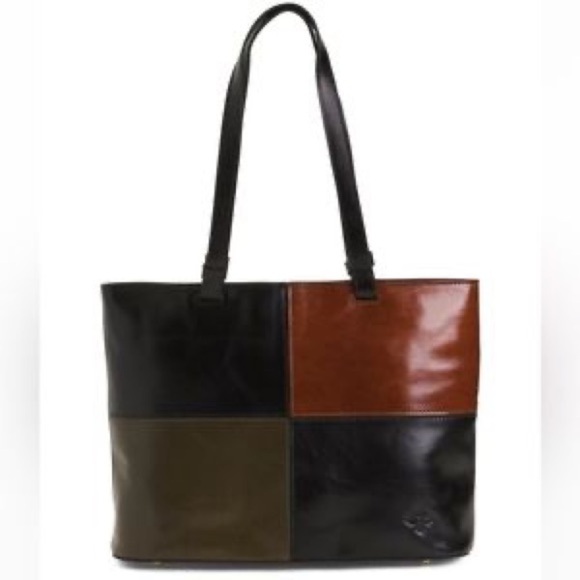 Patricia Nash Purse Bag Braden Tote Colorblock Handbag - Picture 3 of 4